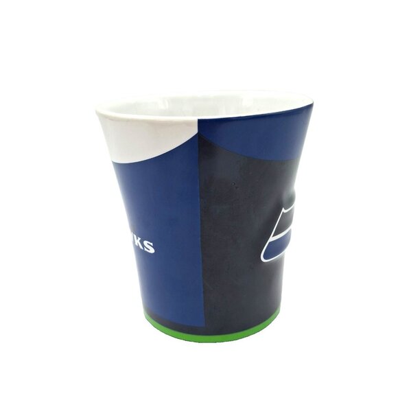 Seattle Seahawks Fan Coffee Mug 12 oz Official NFL Merchandise Hologram Sticker - Picture 4 of 10